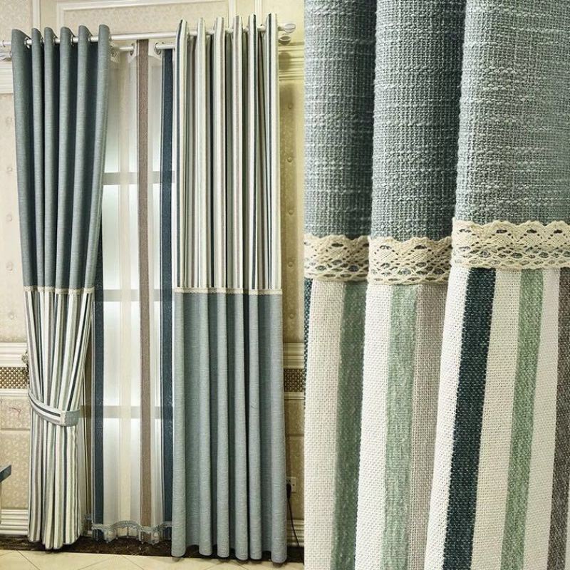 Best selling products bedroom curtains ready made modele de rideaux salon, Contener korean home curtains
