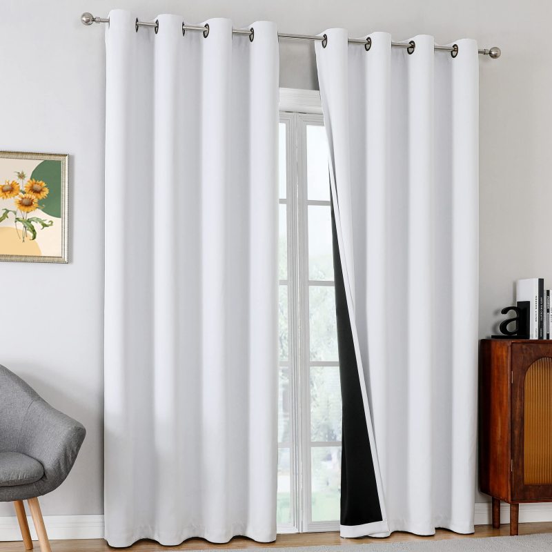 DRAPE thermal blackout white curtains blackout curtain fabric blind curtain cloth fabric blackout LIVE ROOM Window