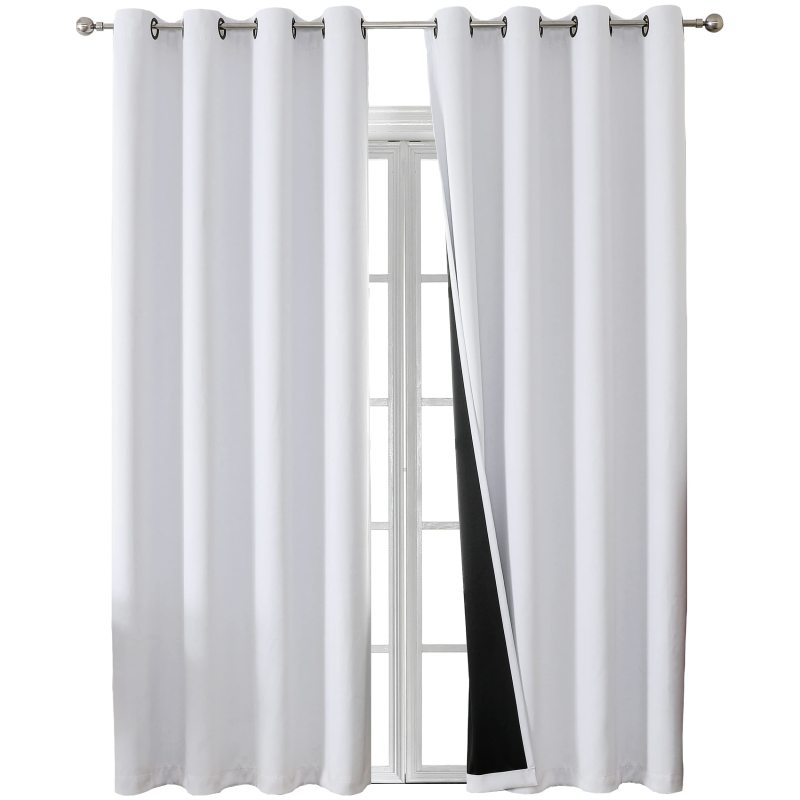 DRAPE thermal blackout white curtains blackout curtain fabric blind curtain cloth fabric blackout LIVE ROOM Window