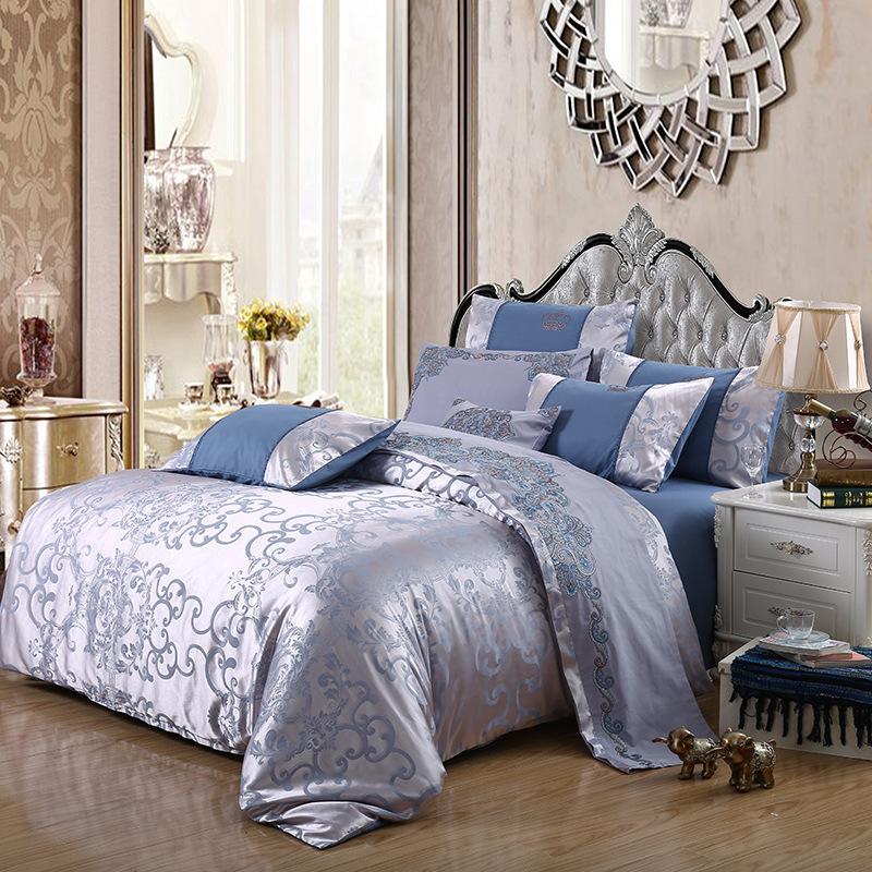 Home Silk Bedding Sets Queen Comforter,Silk Bedding Set 100% Cotton Luxury$