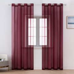 Latest Light Grey Tulle Bedroom Decorations Window Sheer Curtains, Modern Design Wholesale Toile Living Room Sheer Curtains/