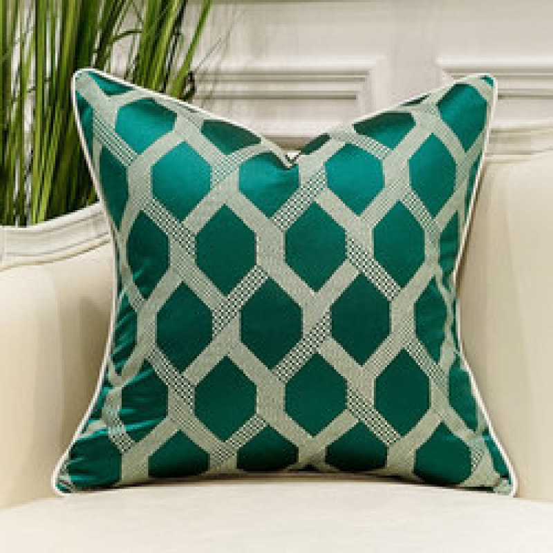 New Chinese Style Postmodernism Custom Sofa Throw Pillow, Living Room Luxury Jacquard Cushion Cover/