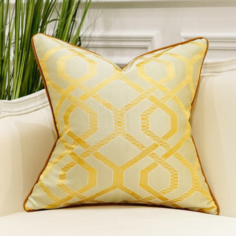 New Chinese Style Postmodernism Custom Sofa Throw Pillow, Living Room Luxury Jacquard Cushion Cover/