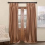 Hot selling printed flax gold 100% polyester faux silk curtains india