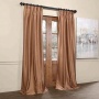 Hot selling printed flax gold 100% polyester faux silk curtains india