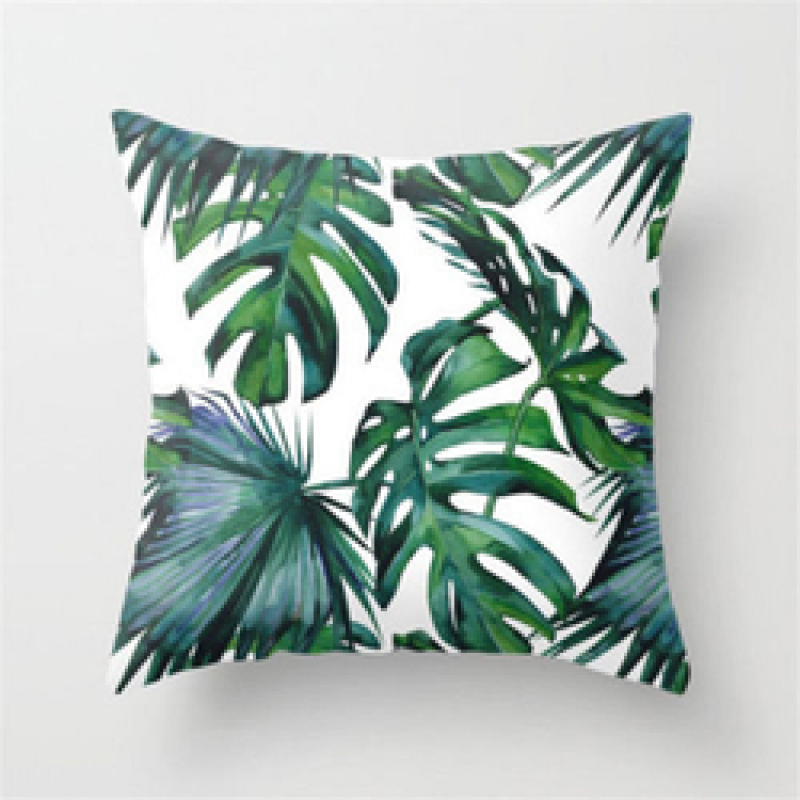 Home Decor Flower Digital Printing Cushion Cover Waterproof, Stock Lots Cushion Cover Fabric Cojines Decorativos/
