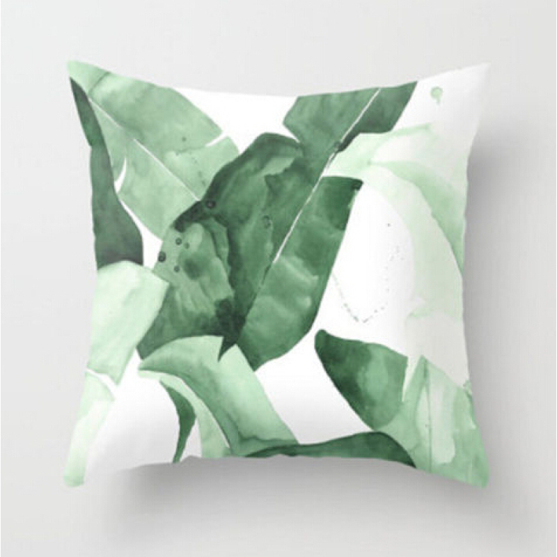 Home Decor Flower Digital Printing Cushion Cover Waterproof, Stock Lots Cushion Cover Fabric Cojines Decorativos/