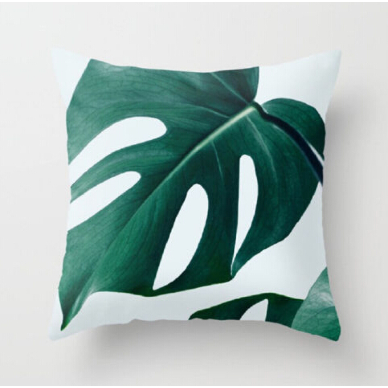 Home Decor Flower Digital Printing Cushion Cover Waterproof, Stock Lots Cushion Cover Fabric Cojines Decorativos/