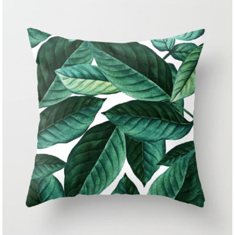 Home Decor Flower Digital Printing Cushion Cover Waterproof, Stock Lots Cushion Cover Fabric Cojines Decorativos/