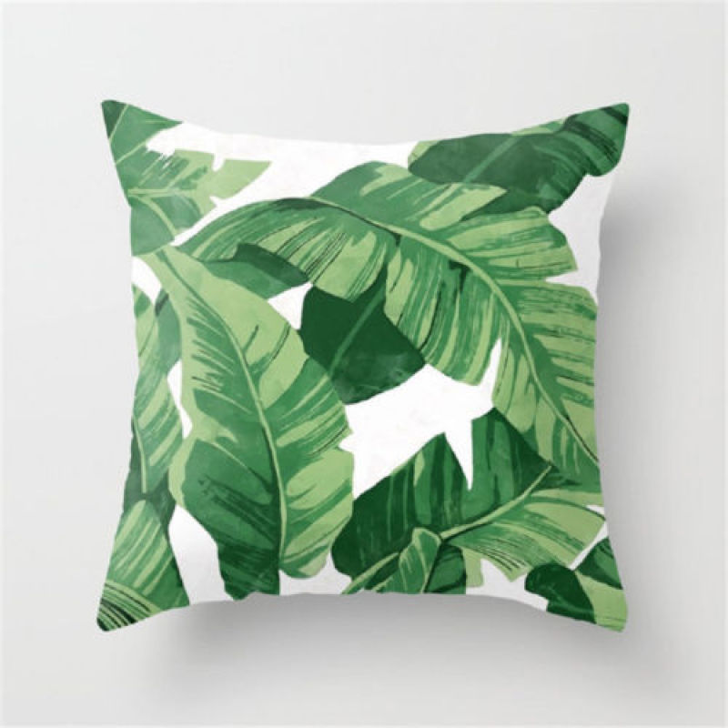 Home Decor Flower Digital Printing Cushion Cover Waterproof, Stock Lots Cushion Cover Fabric Cojines Decorativos/
