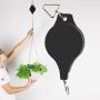 2022 Retractable Plant Hanger with Locking Mechanism Adjustable Plant Pulley Hanger for Garden Baskets Potsand and Bird Feeder