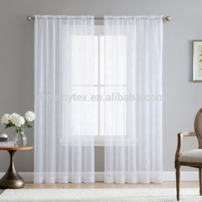 New arrival customizable light sensor tension rods curtins curtain