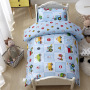 Nursery 4 Piece Suit Bedding Set Baby Bedsheet, 100% Cotton Reactive Printingbedding Sets/
