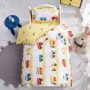 Nursery 4 Piece Suit Bedding Set Baby Bedsheet, 100% Cotton Reactive Printingbedding Sets/