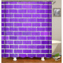 Wholesale special price custom 3d printed Christmas bathroom elegant shower curtain polyester and mat sett/