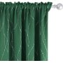 new Nordic simple bronzing curtains dark green blackout curtains,Thermal insulation shading bronzing printing curtains/