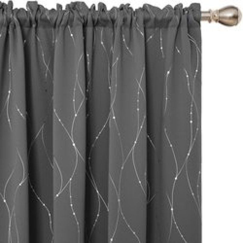 new Nordic simple bronzing curtains dark green blackout curtains,Thermal insulation shading bronzing printing curtains/
