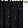 new Nordic simple bronzing curtains dark green blackout curtains,Thermal insulation shading bronzing printing curtains/