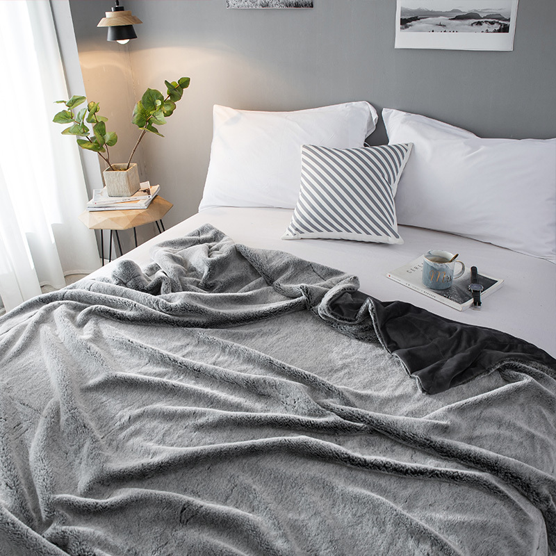 Luxus-Mode-Überwurfdecken im europäischen Stil, Plüschdecken, Twin Queen Size, Winter-Warmlaken, Schlafsofa, warme Decken/