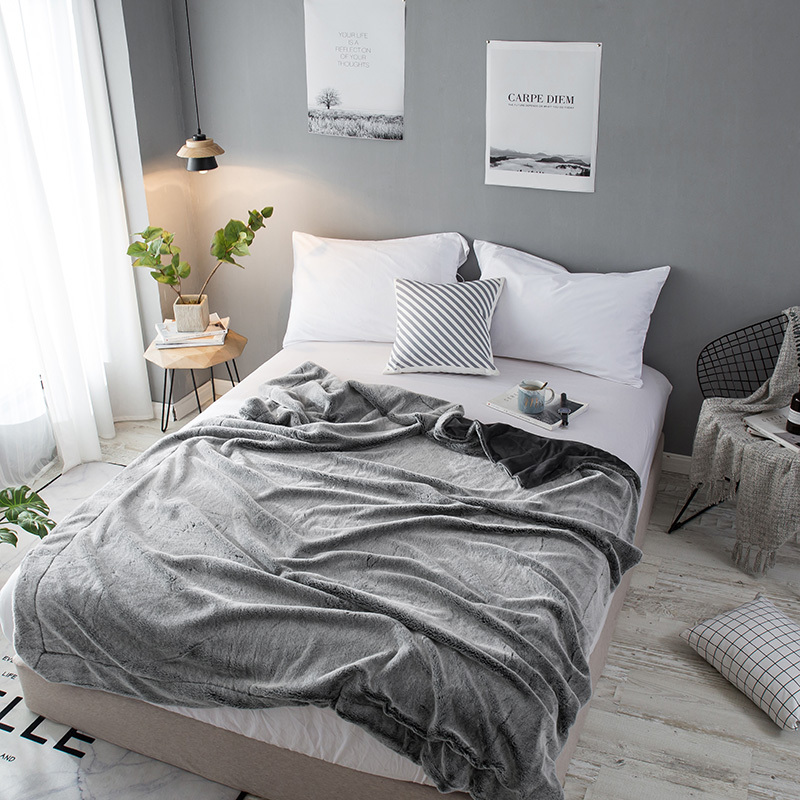 Luxus-Mode-Überwurfdecken im europäischen Stil, Plüschdecken, Twin Queen Size, Winter-Warmlaken, Schlafsofa, warme Decken/