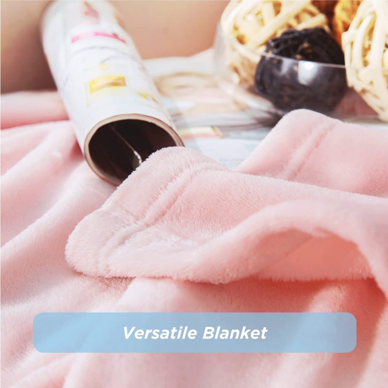 High-end supply Super Soft Coral Fleece Blanket Flannel for Sofa Blankets Fall Winter Sheet Cozy#