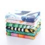 Custom Waffle Microfiber Beach Towel, OEM Soft Printing Beach Towel #