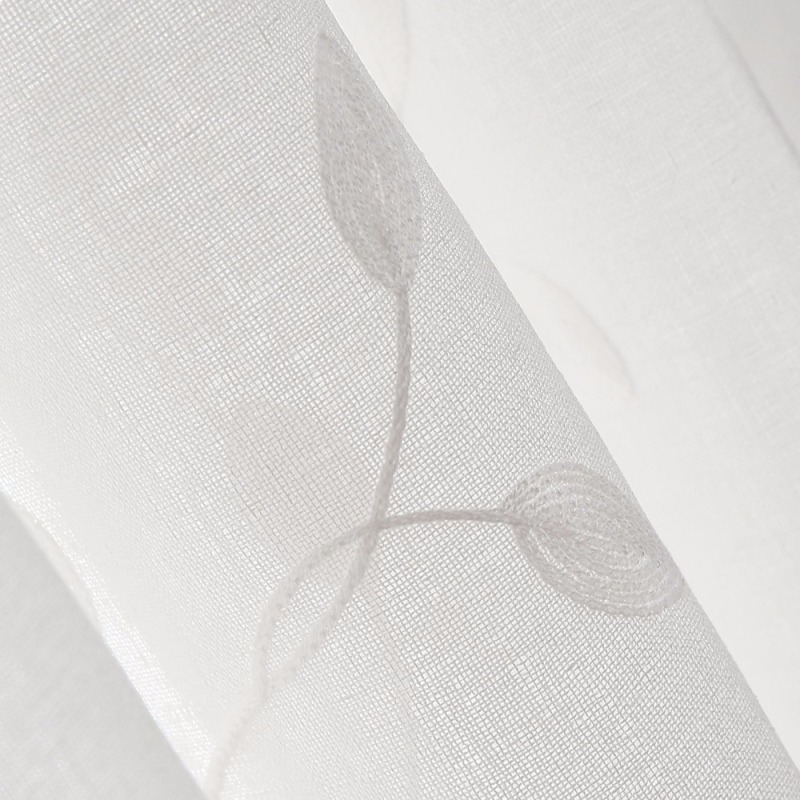 top quality beautiful floral embroidered european sheer voile curtain