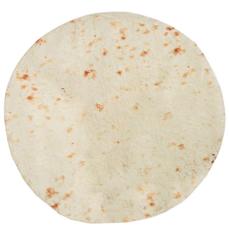 Burritos Blanket Double Sided For Adult And Kids,Tortilla Throw Blanket Adult 71 Inches, Realistic Soft Flannel Taco Blanket#