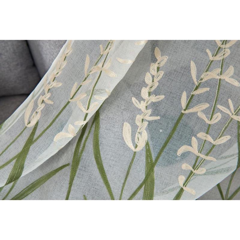 Living Room Used  Lace Embroidery Curtains,Super Soft Sheer  Curtains Embroidery/