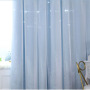 Star Laser Cutting Hollow Cut Out Shaped Polyester Blackout Living Room Curtain, Thermal Insulated