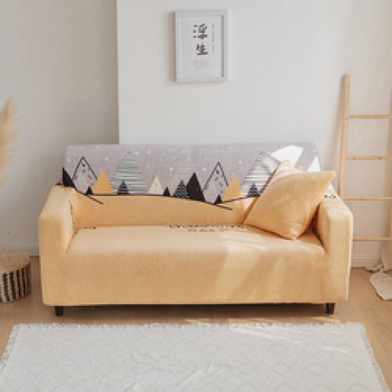 New Products Elastic Slip Sofa Cover, New Products Velvet Cover L Shape Sofa/