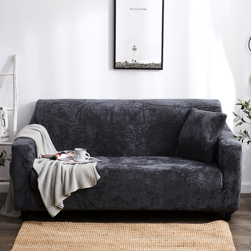 New Products Elastic Slip Sofa Cover, New Products Velvet Cover L Shape Sofa/