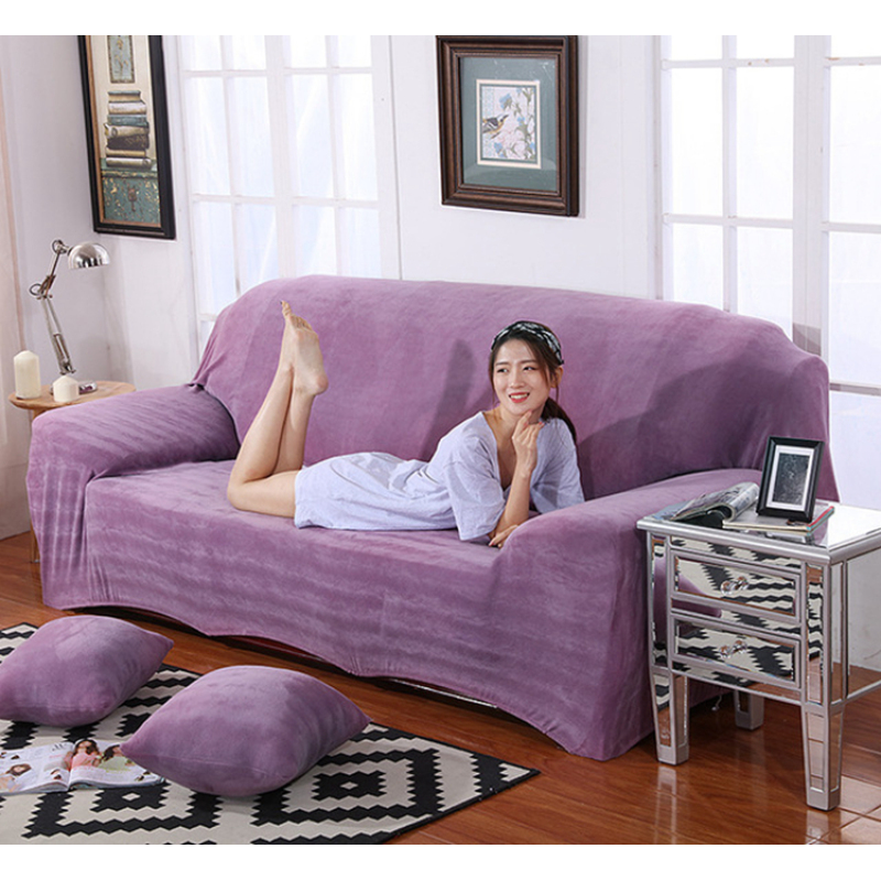New Products Elastic Slip Sofa Cover, New Products Velvet Cover L Shape Sofa/