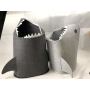 Amazon Cartoon shark felt 41*35*58CM Laundry basket sundry storage bag 490g basket Desktop bucket