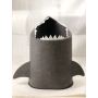 Amazon Cartoon shark felt 41*35*58CM Laundry basket sundry storage bag 490g basket Desktop bucket