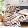 Tribal Blankets Indian Outdoor Rugs Camping Picnic Blanket Boho Decorative Bed Blankets Plaid Sofa Mats Travel Rug Tassels Linen
