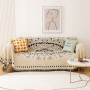 Tribal Blankets Indian Outdoor Rugs Camping Picnic Blanket Boho Decorative Bed Blankets Plaid Sofa Mats Travel Rug Tassels Linen
