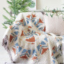 Tribal Blankets Indian Outdoor Rugs Camping Picnic Blanket Boho Decorative Bed Blankets Plaid Sofa Mats Travel Rug Tassels Linen