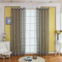 Europa Jacquard Curtain Panel, Made In China Sheer Curtains Black Curtain Cloth/