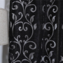 Europa Jacquard Curtain Panel, Made In China Sheer Curtains Black Curtain Cloth/