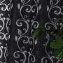 Europa Jacquard Curtain Panel, Made In China Sheer Curtains Black Curtain Cloth/