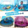 Baby Beach Tent Portable Shade Pool UV Protection Sun Shelter for Infant Outdoor Child Swimming Pool Game Play House Tent Toys