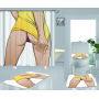 Underpants Nude Busty Sexy White Girl Women Bare Ass Polyester Shower Curtain, Digital Print Bathroom Waterproof Curtain/