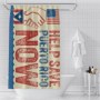 Wholesale Printed Shower Curtain Set, Popular Pink Puerto Rico Flag Shower Curtain*