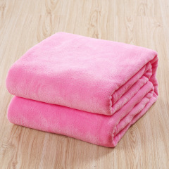 Super Soft Keep Warm Flannel Blanket Large Size Solid Color Home Sofa Bedding Office Car Blanket Home Textile/
