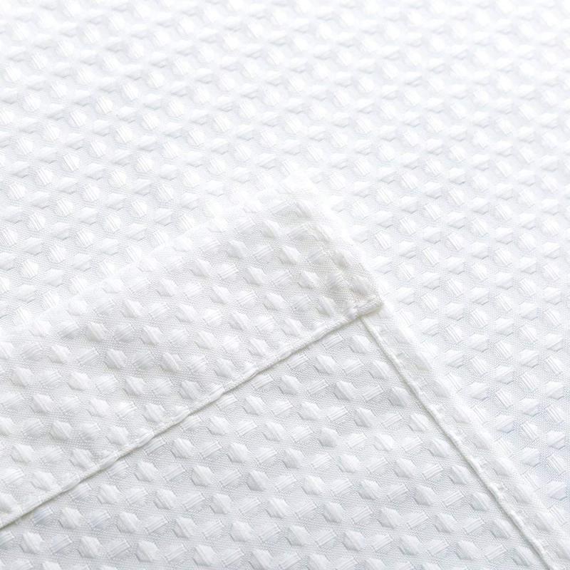 Waffle Woven Textured Short Window Curtain for Bathroom,Waterproof Half Window Kitchen Cafe Curtains