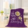 Amazon hot selling custom sunflower flower print fleece plush blanket,Comfortable sofa covered with blanket/