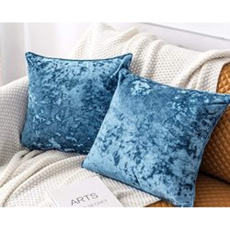 Velvet Plain Cushion Cover For Living Room, Large Decoration Seating Cushions/
