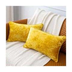 Velvet Plain Cushion Cover For Living Room, Large Decoration Seating Cushions/