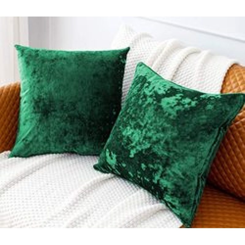 Velvet Plain Cushion Cover For Living Room, Large Decoration Seating Cushions/